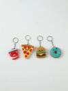 Cross-border best-selling and popular simulation food toy keychain doughnut cute stress-relieving toy factory Item Picture